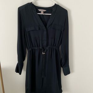 Blue Long Sleeve Dress - Small